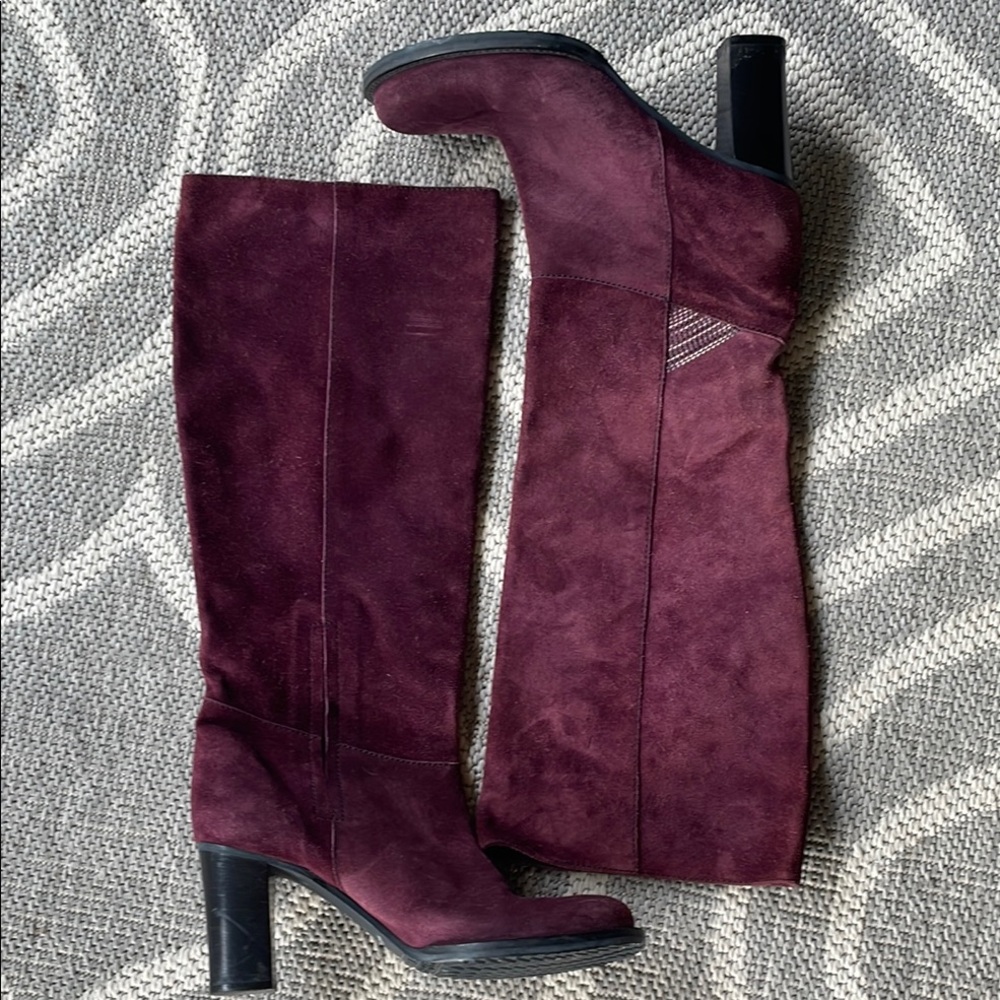 Missoni boots slouchy suede purple burgundy size 38 /7,5 fall elegant business